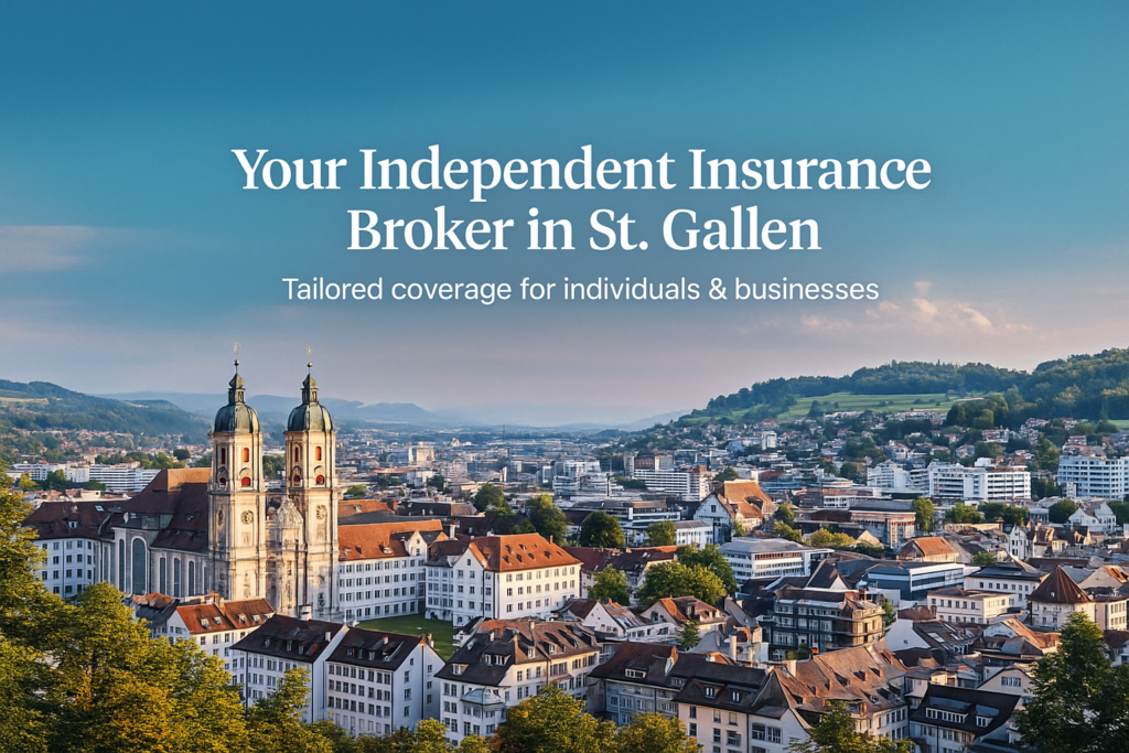 Independent insurance broker St. Gallen
